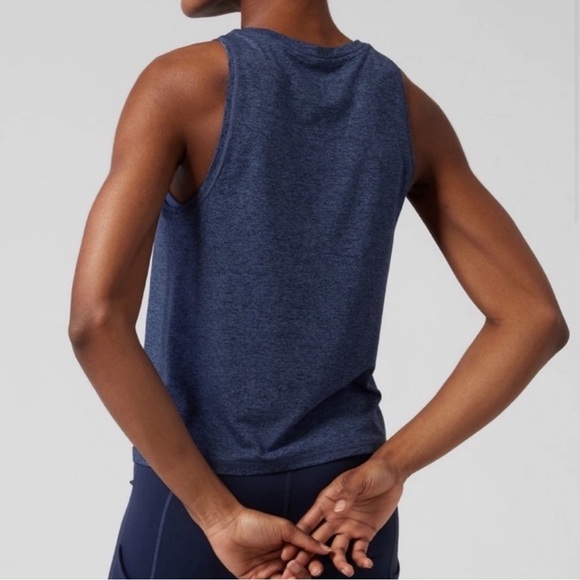 Athleta Heather Blue Uptempo Tank NWOT - Picture 2 of 6